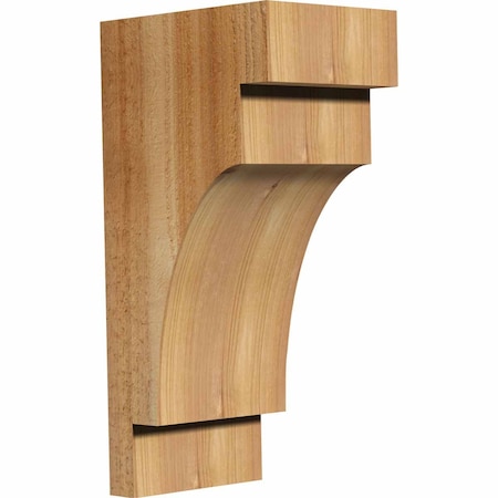 Ekena Millwork Mediterranean Rough Sawn Corbel, Western Red Cedar, 6"W x 8"D x 16"H COR06X08X16MED00RWR